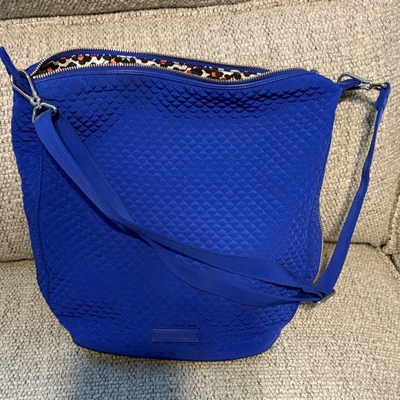 Vera Bradley Handbags - Vera Bradley Royal Blue Quilted Shoulder Bag
